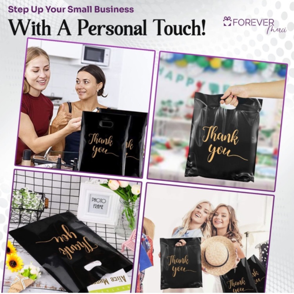 100 Gift Bags- Thank You Insignia - Picture 2 of 5